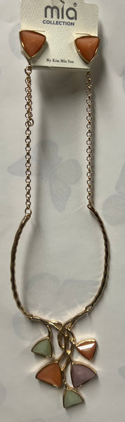 Multicolour Necklace/ Earring Set