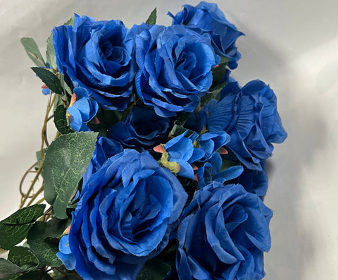 Rose Bush -Royal Blue