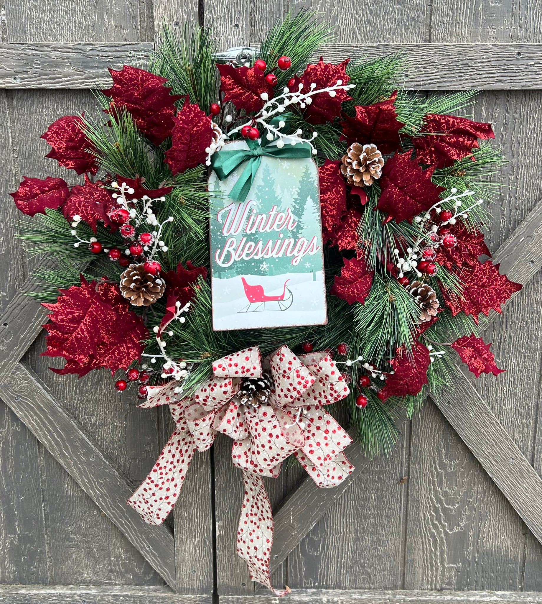 Winter Blessings Wreath