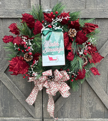 Winter Blessings Wreath