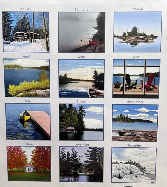 2027 Calendar -Northern Getaway