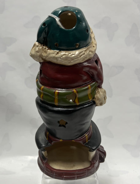 Snowman Tea Light Candle Holder