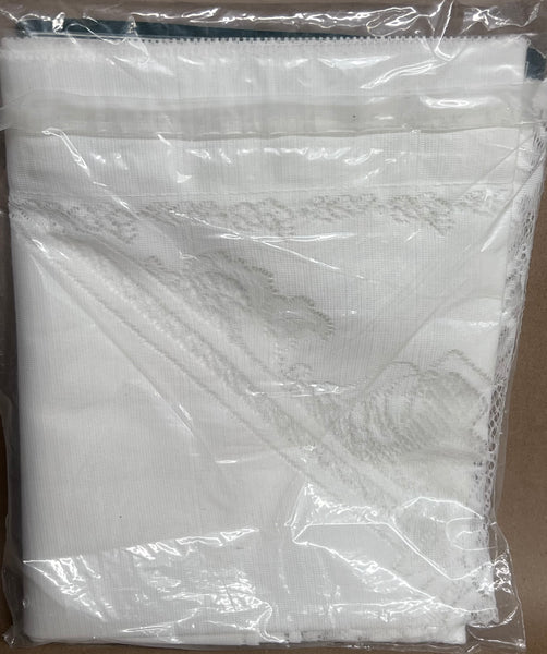 Heirloom - 60”x22” Insert Valance -White