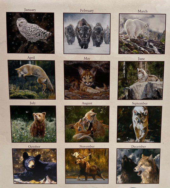 2026 Calendar -Animal Instincts