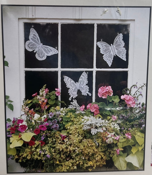 Butterflies -Lace Window Accents