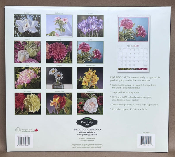 2027 Calendar -Beauty In Bloom
