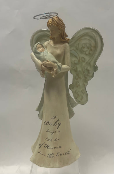 Angel with Baby Figurine