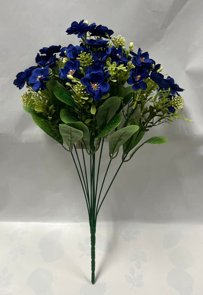 Blossom Bush -Royal Blue