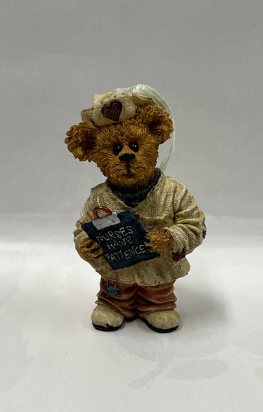 Boyd's Bear Ornament - Naomi Chart Keeper… Nurses Have Patience