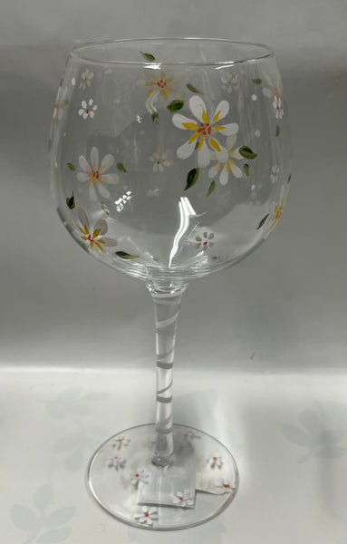 Daisy Wine glass