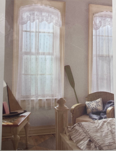 Light House - 60"x15" Valance -White