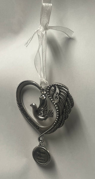 Memorial Tree Ornament "In Loving Memory” -Wing