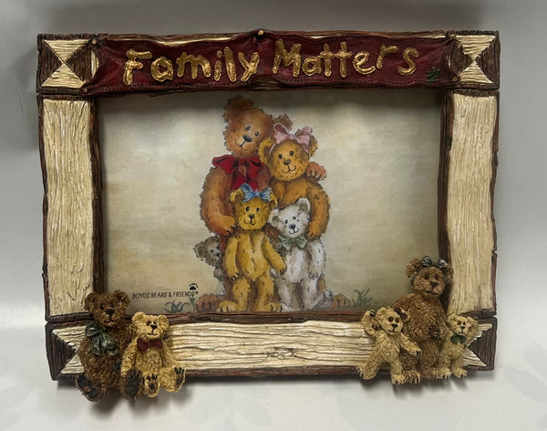 Family Matters Frame -Boyd's Bear