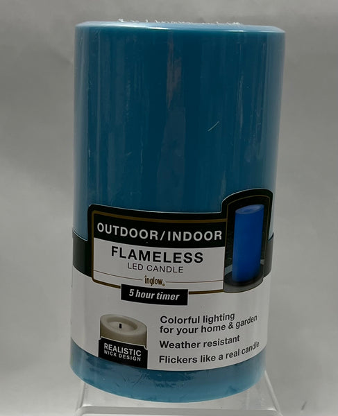 Inglow- Outdoor/Indoor Flameless LED Candles -White