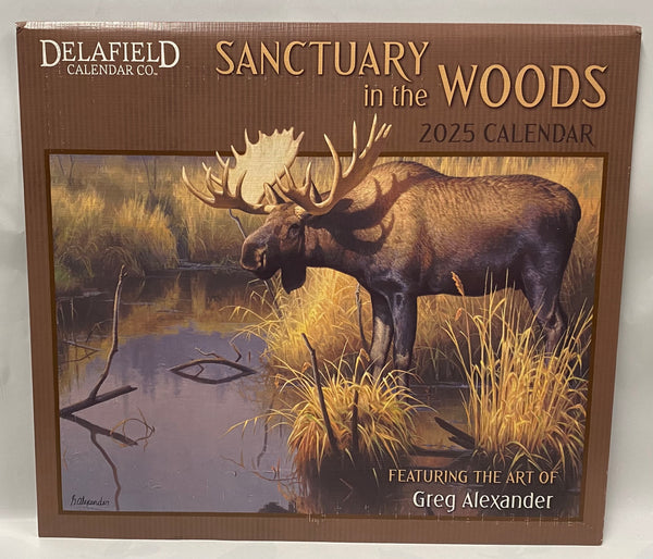 2025 Calendar -Sanctuary In The Woods
