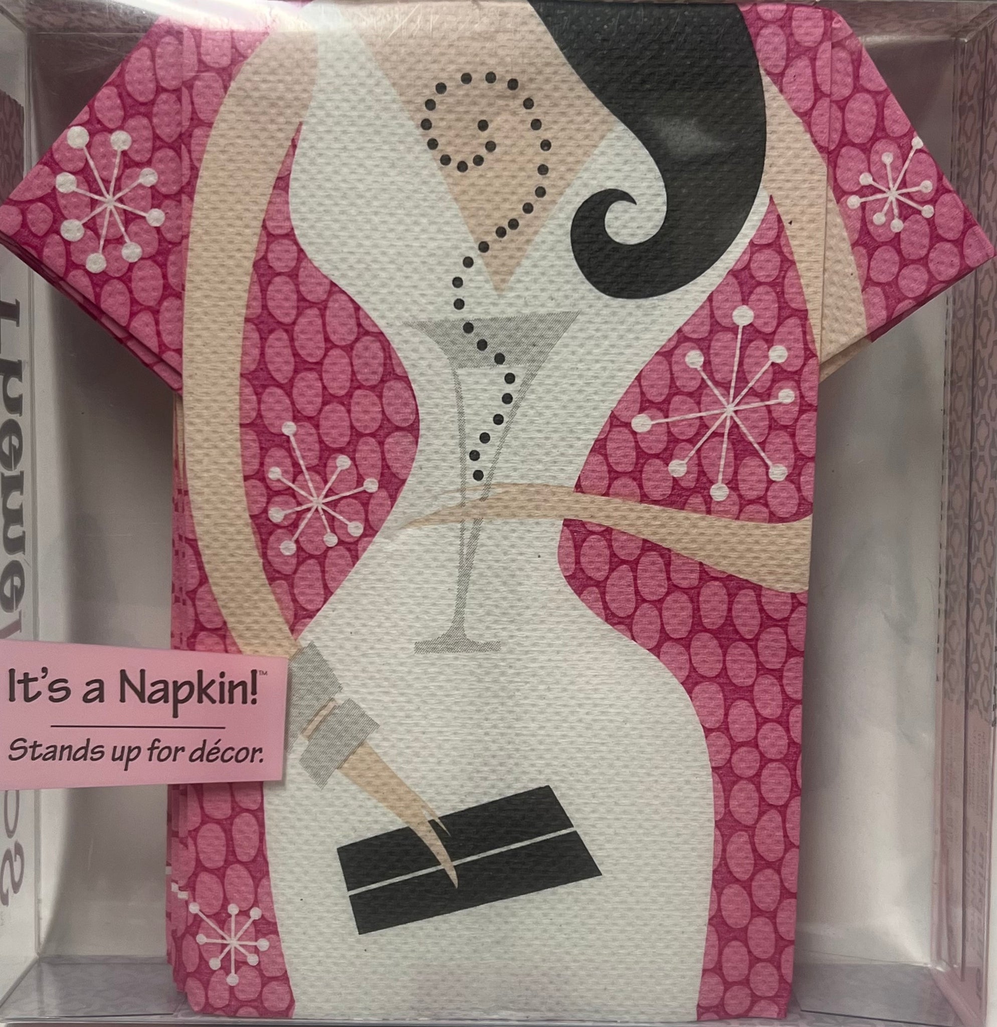Stand Up Napkins -Champagne Social Pink