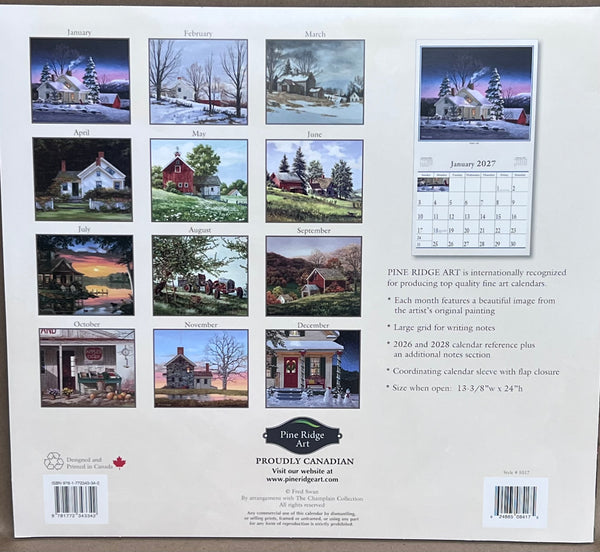 2027 Calendar -A Place To Call Home