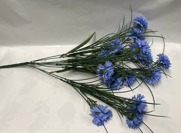 Bachelor Buttons Bush -Periwinkle