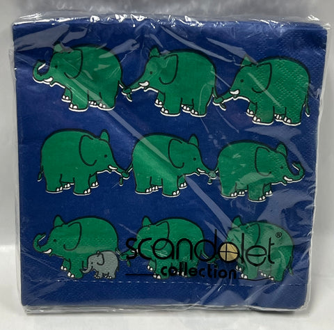 Luncheon Napkin -Elephants