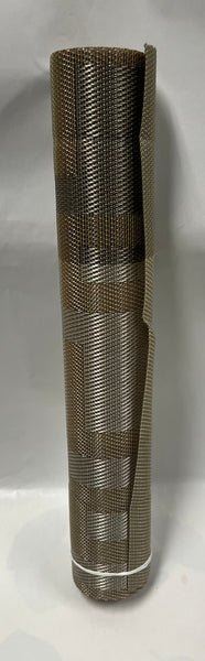 Woven Vinyl Table Runner -Taupe