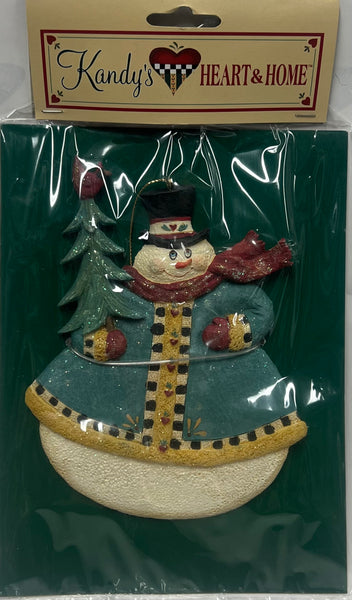 Kurt S. Adler Ornament -Snowman Holding Tree