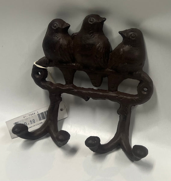 Cast Iron Bird Hooks