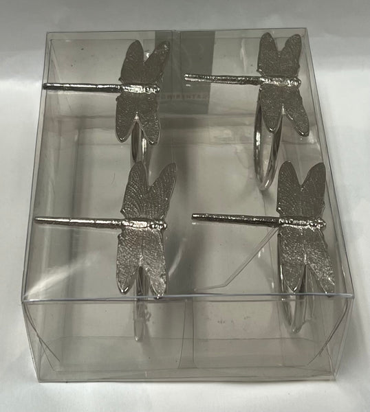 Metal Napkin Rings -Dragonfly
