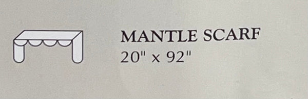 Mantle Scarf -Light-house -White