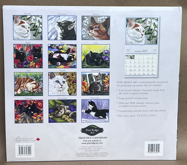 2027 Calendar -The Cat’s Meow