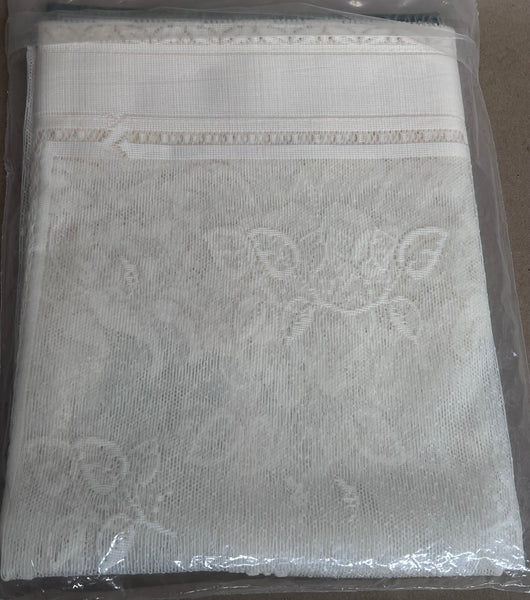 Heirloom - 60”x30” Sheer Panel -Ecru