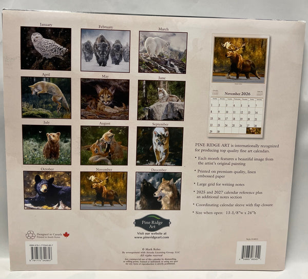 2026 Calendar -Animal Instincts