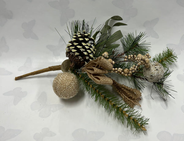 SP with Pine/ Cone/ Ball Spray
