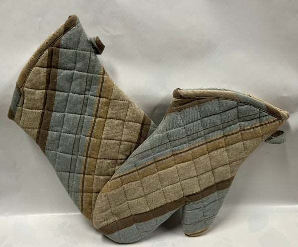 Oven Mitts - Stampede Stripe