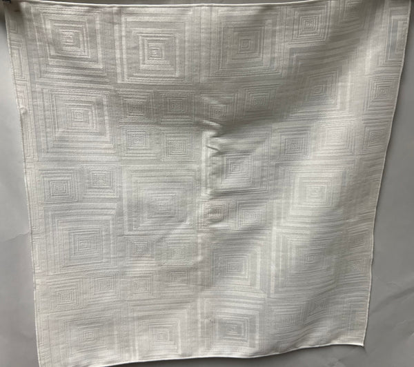 Cloth Napkin -Off White -Infinity Squares