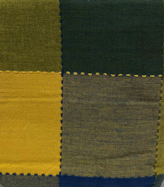 Table Cloth- Caribbean Check -Navy/Yellow/Olive