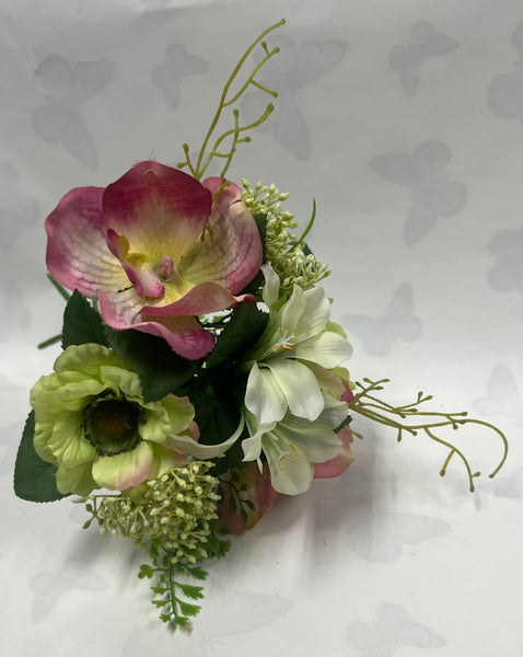 Freesia, Anemone and Orchids Bouquet