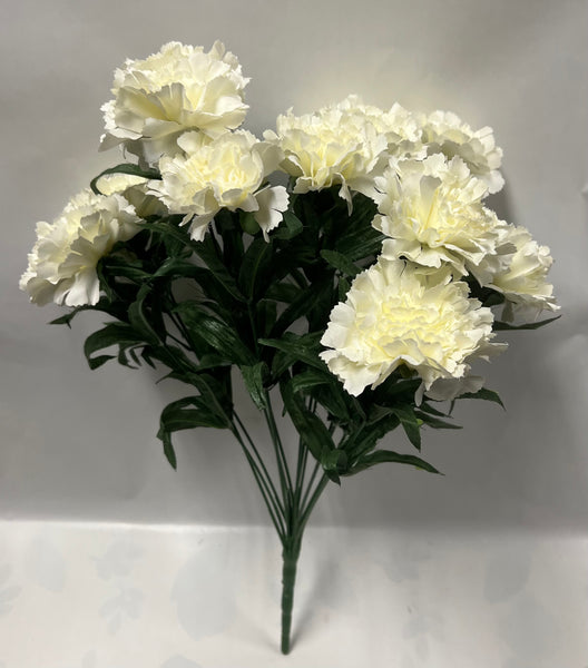 Carnation Bush -White (Off White)