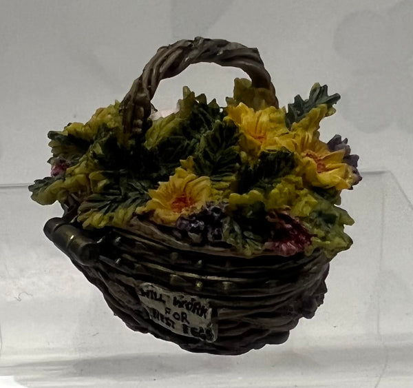 Suzie’s Spring Basket With Snoozie McNibble -Boyd's Bear