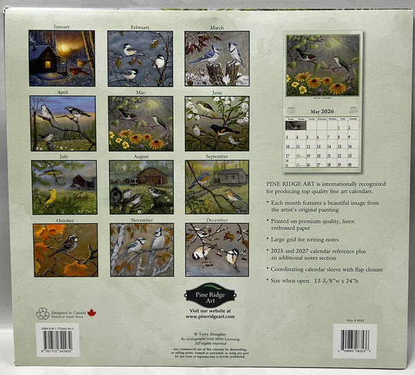 2026 Calendar -Wings Of Nature