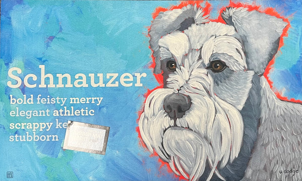 Dog Breed Mat "Schnauzer" -Large