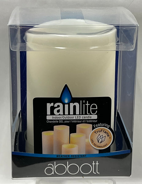 Rainlite Indoor/Outdoor LED Candle -5” (3”x5”)