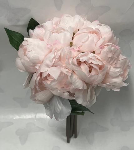 Peony Bouquet -Blush Pink