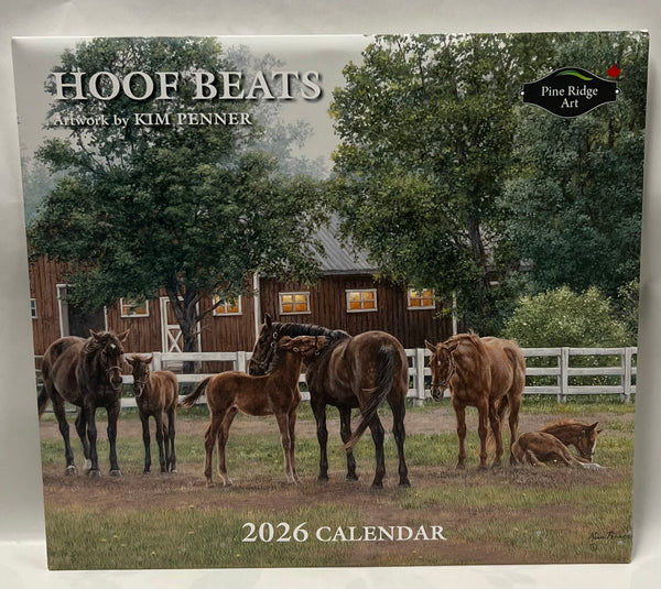 2026 Calendar -Hoof Beats