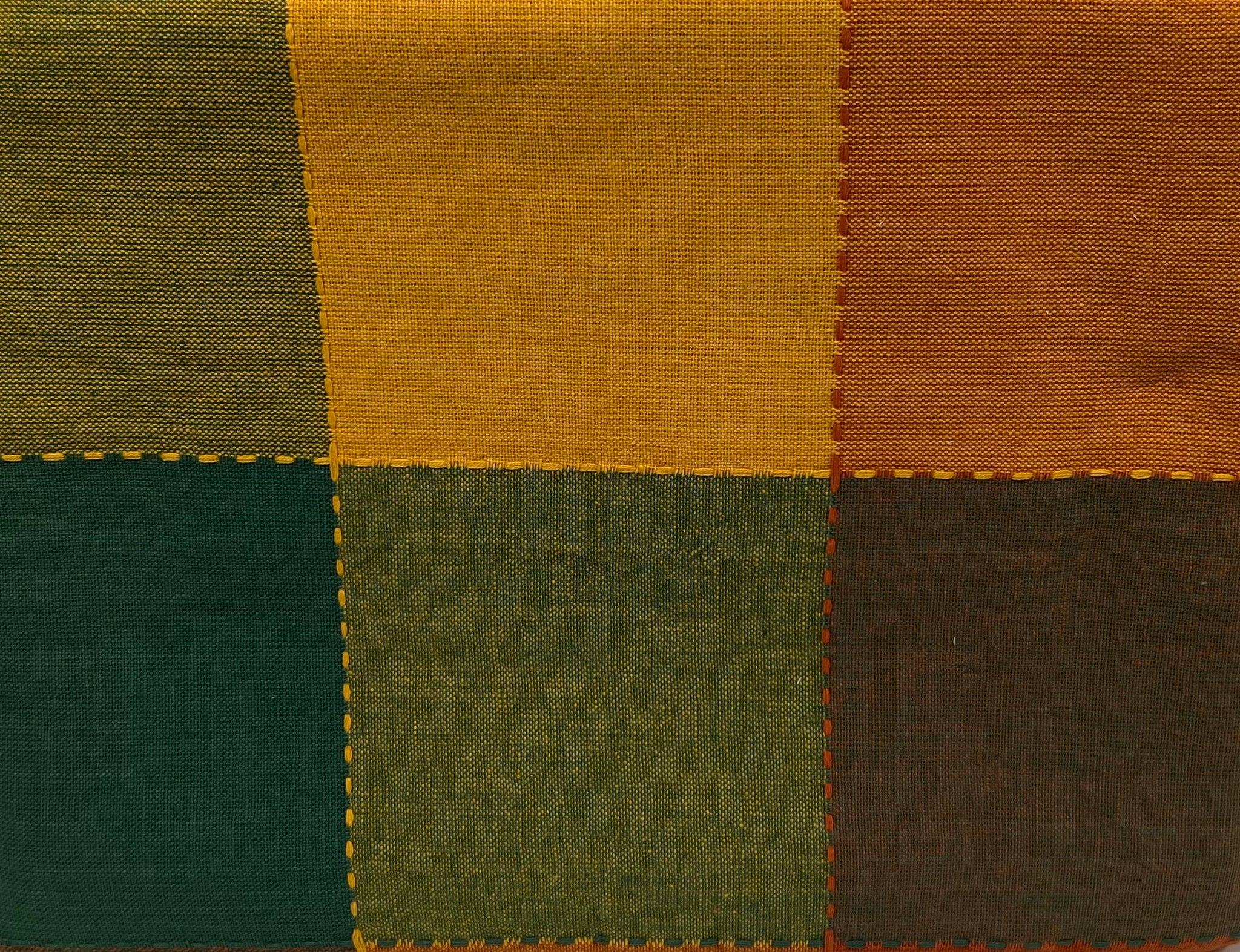 Table Cloth- Caribbean Check -Yellow/Fuchsia/ Green