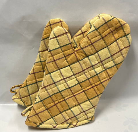 Oven Mitts - Harbour Check