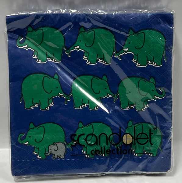 Luncheon Napkin -Elephants