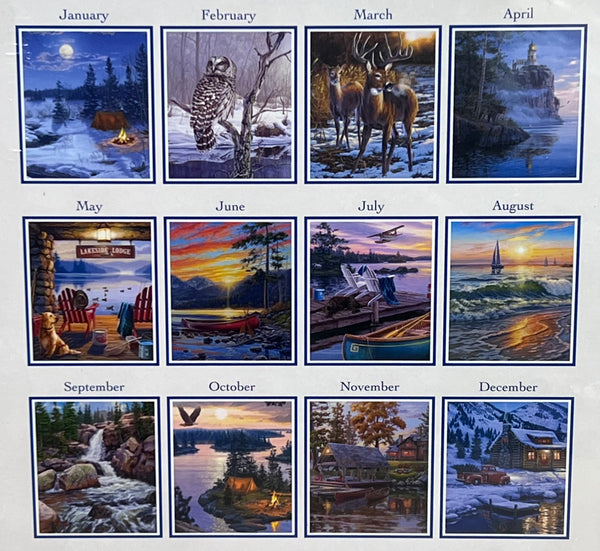 2027 Calendar Great Outdoors -Narrow Vertical