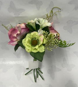 Freesia, Anemone and Orchids Bouquet