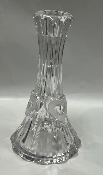 Crystal Heart Taper Candle Holder