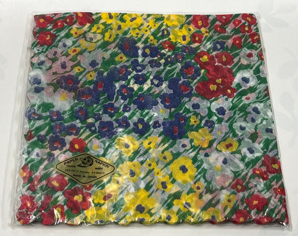Rice Paper Napkins -Bright Florals
